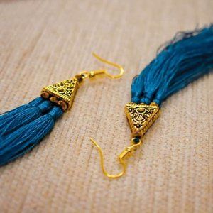 Balinese tassel earrings